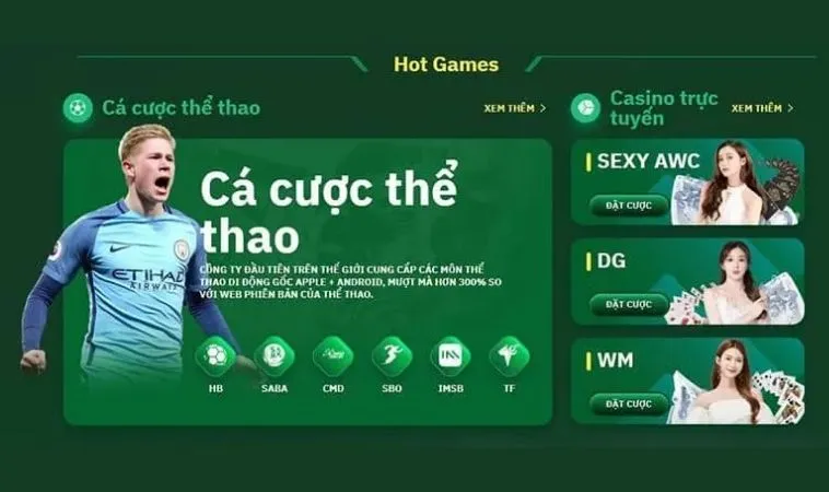 Tham Gia Cá Cược Thể Thao HB88 Để Trải Nghiệm Kèo Cược Hấp Dẫn Nhất 1 Sảnh cá cược thể thao HB88 uy tín, chất lượng để cá cược