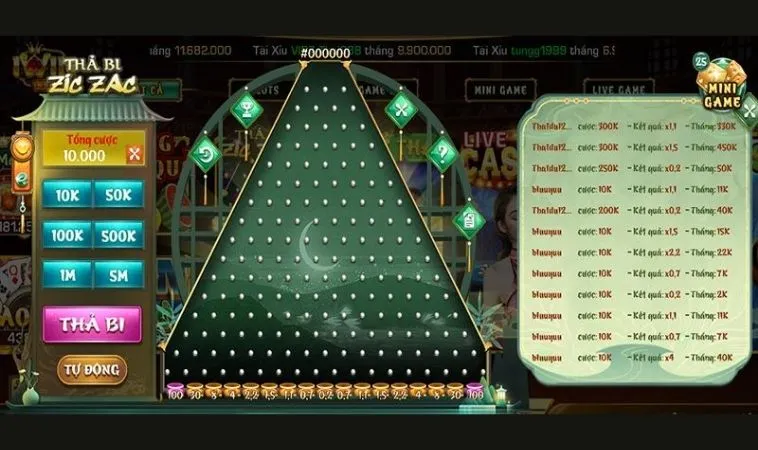 Cách Chơi Game Nhanh ZicZac Tại HB88: Bí Kíp Thắng Lớn Từ Cao Thủ 2 Giao diện chơi game nhanh ZicZac tại HB88
